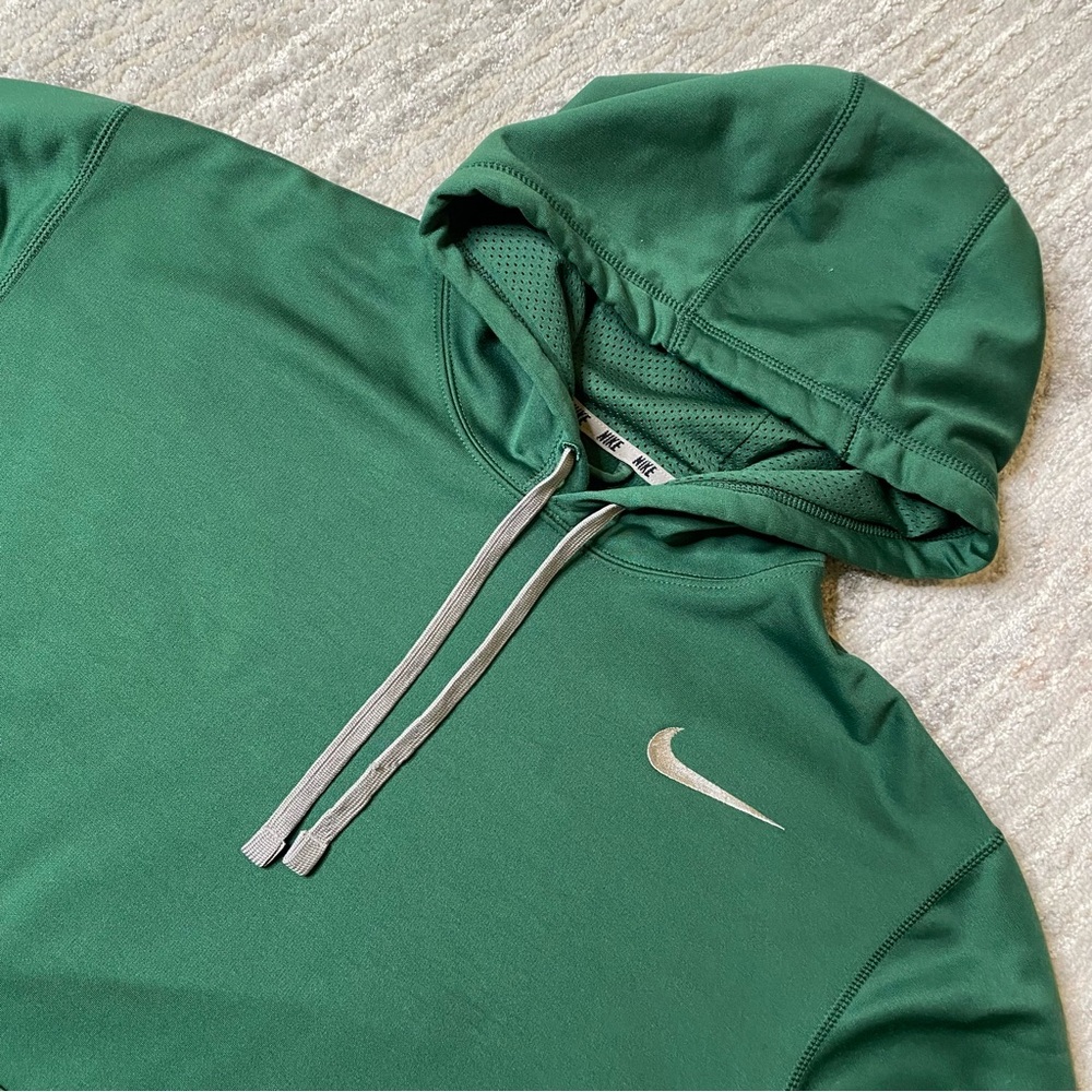 Nike Therma Fit Hoodie Mens XL Green Athletic Pullover Sweatshirt - Picture 3 of 12